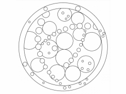 Šablóna na pieskovanie - Mandala 0525
