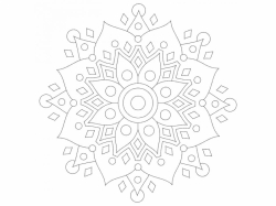 Šablóna na pieskovanie - Mandala 0530