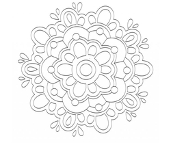 Šablóna na pieskovanie - Mandala 0535