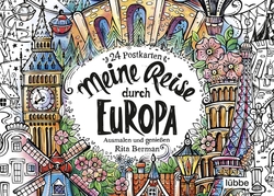 Meine Reise durch Europa - Rita Berman - pohľadnice