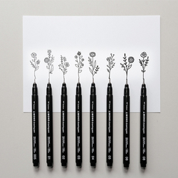 Tombow Fineliner MONO Drawing Pen, sada 4 ks -Bold/hrubý hrot