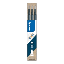 PILOT Frixion Náplň gumovacia M 0,7 mm, sada 3 ks - modročierna