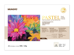 Mungyo Pastel paper pad, Skicár na pastel 160 g/m² - biely