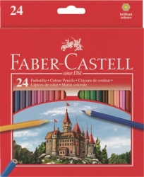 Faber-Castell pastelky sada 24 ks, šesťhranné