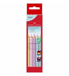Faber-Castell Jumbo Grip pastelky, sada 5 ks - pastelové odtiene