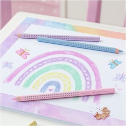 Faber-Castell Jumbo Grip pastelky, sada 5 ks - pastelové odtiene