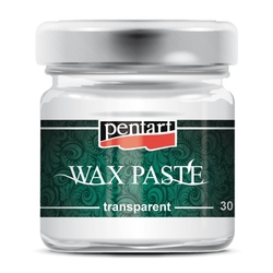 Pentart Wax Paste Transparent, vosková pasta, 30 ml - priehľadná