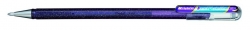 Pentel K110 Dual Metallic gélové pero fialová/metalická modrá