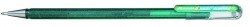 Pentel K110 Dual Metallic gélové pero zelená/metalická modrá