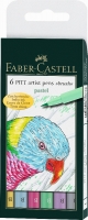 Faber-Castell PITT Pastel umelecké perá, sada 6 ks