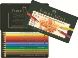 Faber-Castell Polychromos pastelky, sada 12 ks