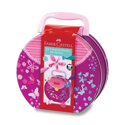 Faber-Castell Connector Popisovače s klipom, sada 33 ks - Kabelka