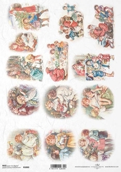 ITD Ryžový papier na decoupage A4 - Vianočné motívy 6 / 1000