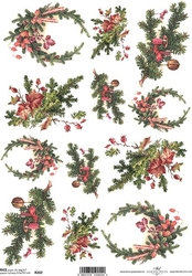 ITD Ryžový papier na decoupage A4 - Vianočné motívy 7 / 202