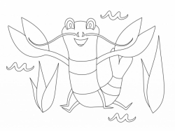 Šablóna na pieskovanie - Krab