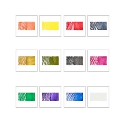 Derwent Inktense Blocks XL, akvarelové bloky, sada 12 ks