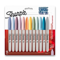 Sharpie Fine Mystic Gems Popisovač permanentný, sada 12 ks
