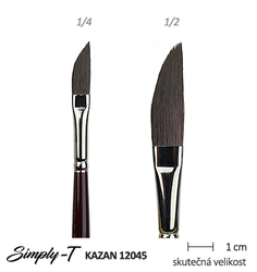 Simply-T Kazan 12045 Štetec syntetický na akvarel - dagger
