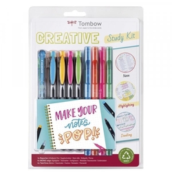 Tombow Creative Study Kit, Kreatívna študentská sada, 9 ks