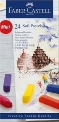 Faber-Castell Creative Studio Suchý pastel, sada 24 ks mini