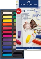 Faber-Castell suchý pastel, sada 24 ks mini