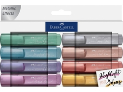 Faber-Castell Metallic Zvýrazňovače metalické, sada 8 ks