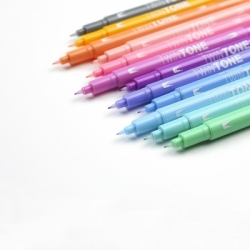 Tombow TwinTone popisovače, sada 12 ks - pastelové farby