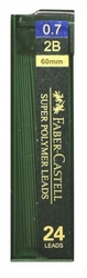 Faber-Castell Tuhy grafitové polymer 0,7 mm, 24 ks