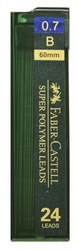 Faber-Castell Tuhy grafitové polymer 0,7 mm, 24 ks