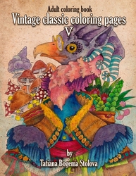 Vintage Classic Coloring Pages 5 - Tatiana Bogema