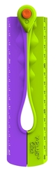 Pravítko Click rovné, dĺžka 30 cm - mix farieb