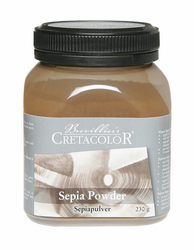 Cretacolor Sepia Powder, sepiový prášok, 230 g