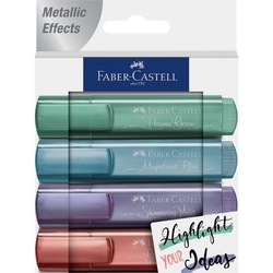 Faber-Castell Metallic Zvýrazňovače metalické, sada 2 - 4 ks 