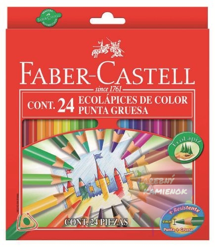 Faber-Castell ECO pastelky 24 ks hrubé