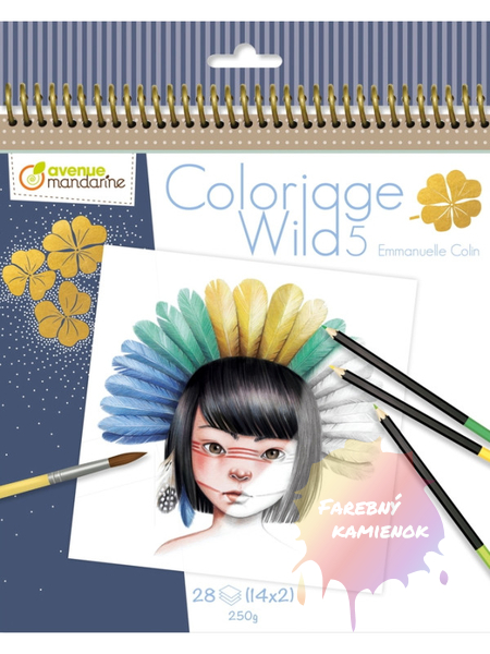 Coloriage Wild 5 - Emmanuelle Colin