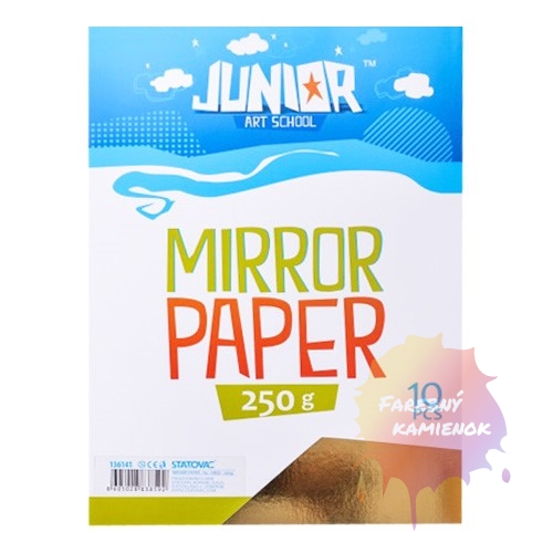 Dekoračný papier Lesklý A4, 250 g/m2, sada 10 ks