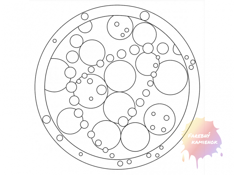 Šablóna na pieskovanie - Mandala 0525