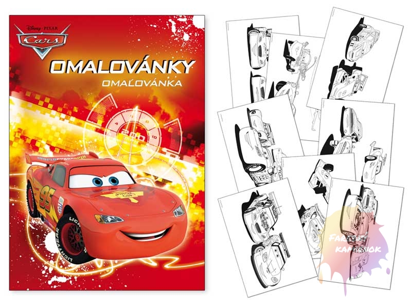 MFP Disney Auta - omaľovánka pre deti - kopie