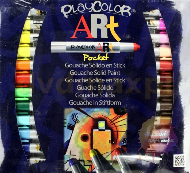 Playcolor temperové farby v tube 24 ks