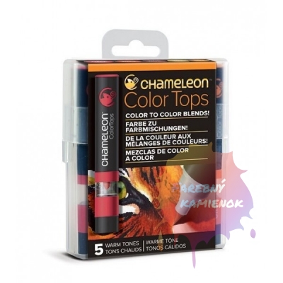 Chameleon Pens Color Tops - Warm Tones sada nástavcov 5 ks