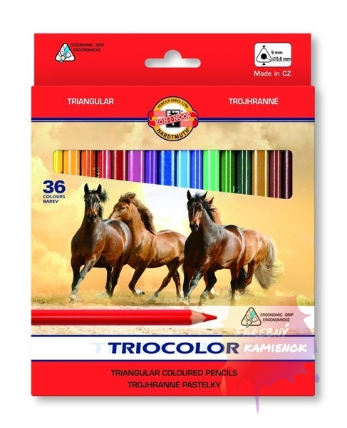 Koh-i-noor Triocolor pastelky 36 ks