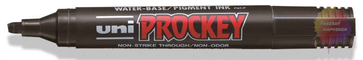 Uni Prockey PM-126 bold, popisovač čierny