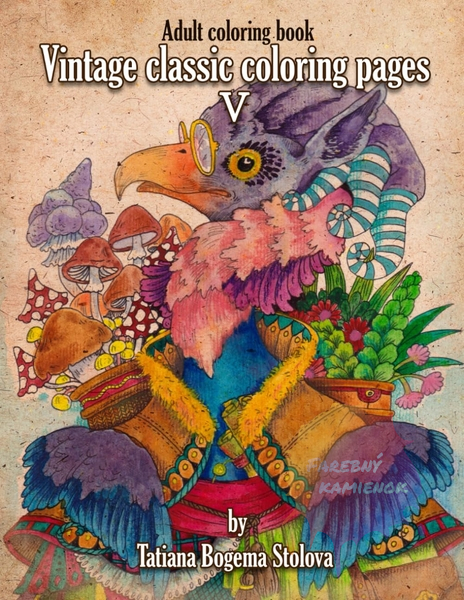 Vintage Classic Coloring Pages 5 - Tatiana Bogema