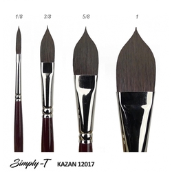 Simply-T Kazan 12017 Štetec syntetický na akvarel - mačací jazýček