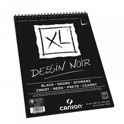 Canson XL Dessin Noir Skicár A4, 150 g/m², 40 listov