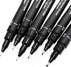 Uni PIN Fineliner Drawing Pen, tenké linery